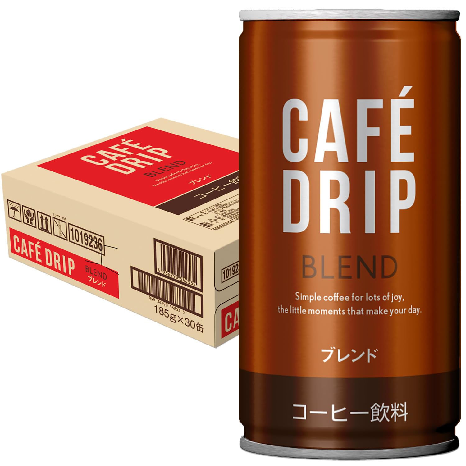 Drip Ca Phe （ドリップコーヒー） Amazon.co.jp: 富永貿易 カフェドリップ ブレンドコーヒー 缶 185g×30